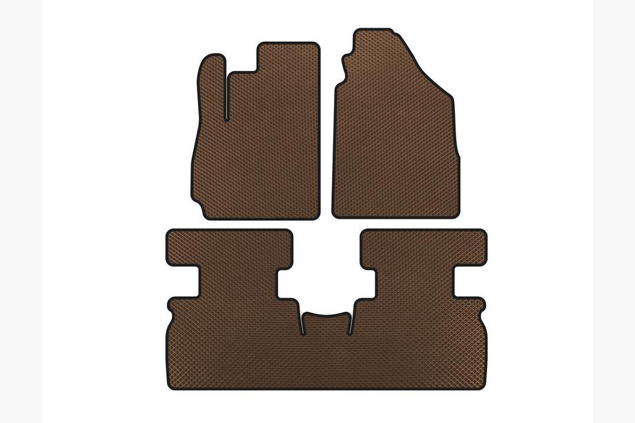 Jetour X70 2018– EVA automatten voor het interieur (2 rijen, bruin) Image