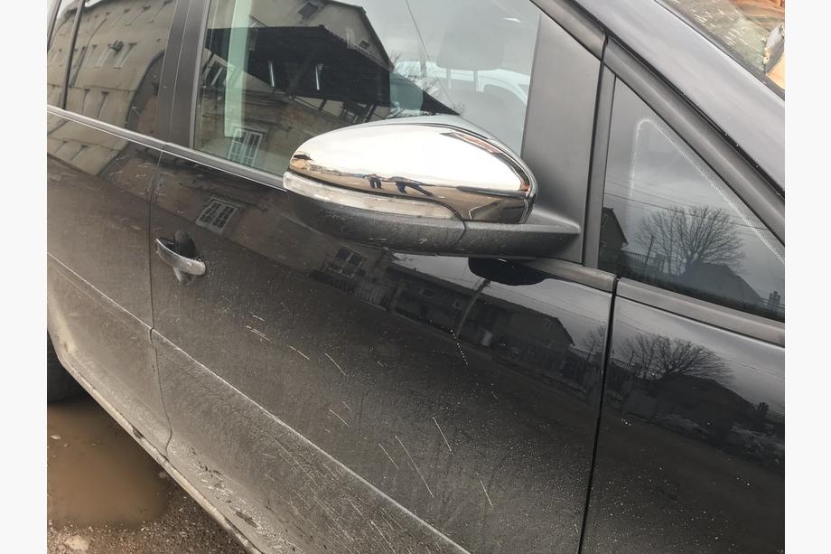 Volkswagen Touran 2010–2015 Spiegelkappen (2 stuks, RVS) Carmos - Turks staal Foto 3