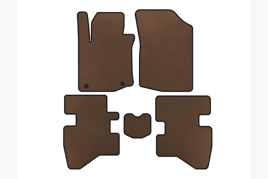 Citroen C-1 2014–2021 EVA automatten (HB, bruin) Image