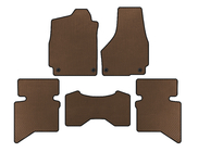 Dodge RAM (DS/DJ/D2) 2009–2024 EVA vloermatten (2009+, 5-zits/4-zits cabine, Bruin) foto 1