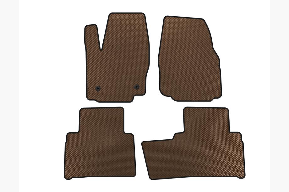 Ford Galaxy 2007–2015 EVA automatten voor het interieur (2 rijen, bruin) Image
