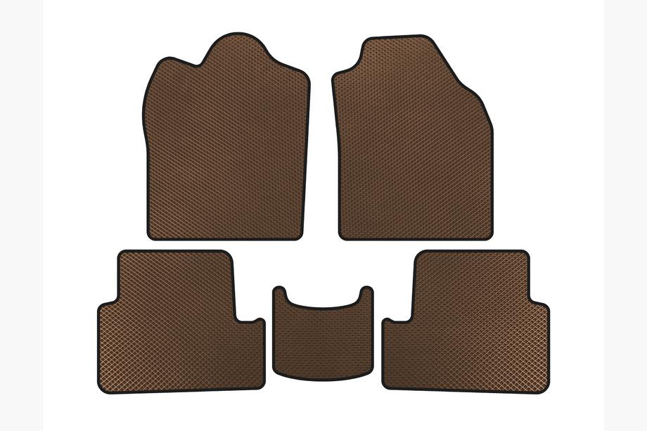 Ford Connect 2010–2013 EVA automatten voor interieur (2009-2012, Bruin) Image