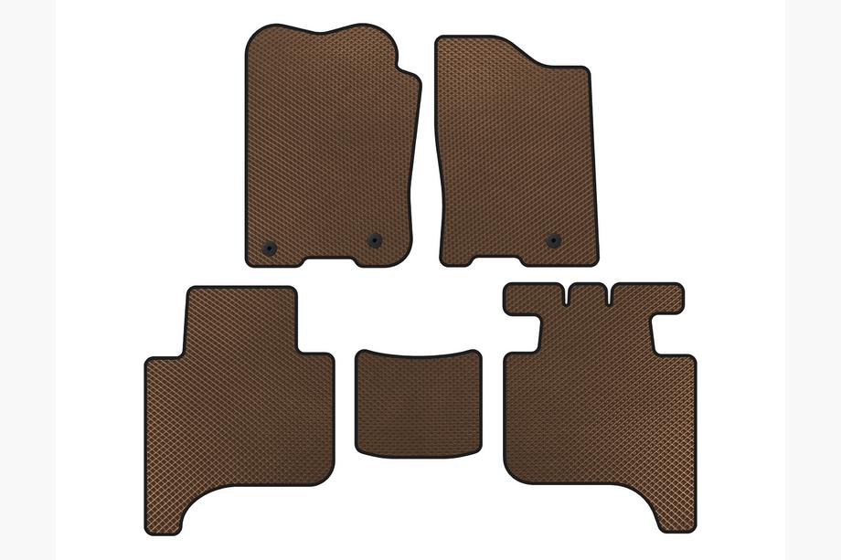 Infiniti QX56 2004–2010 EVA mattenset (2 rijen, 2004-2008, bruin) Image