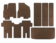 Kia Carnival 2014–2020 EVA vloermatten (complete set voor interieur, bruin) foto 1
