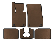Mini Cooper F55/56/57 2014–2023 EVA vloermatten (voor S F55, 5-deurs, bruin) foto 1