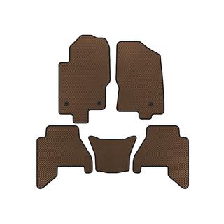 EVA V2 automatten (2 rijen, bruin, 2010-2014) Nissan Pathfinder R51 2005–2014