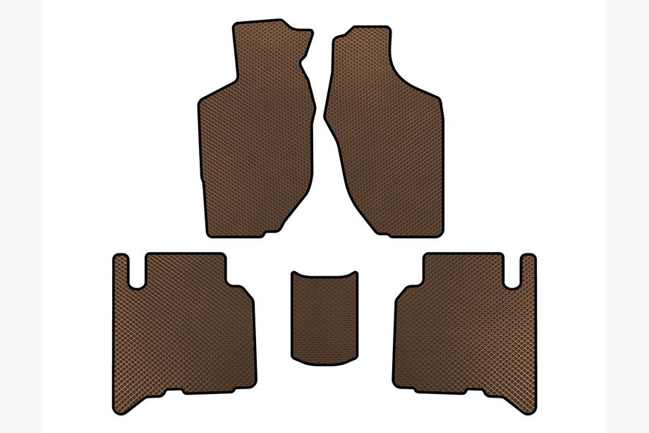 Opel Frontera 1998–2003 EVA automatten (5-deurs, bruin) Image