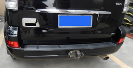 Toyota Land Cruiser Prado 120 2002–2009 RVS afdekking voor achterklephandgreep Carmos - Turks staal foto 4