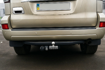 Toyota Land Cruiser Prado 120 2002–2009 RVS afdekking voor achterklephandgreep Carmos - Turks staal foto 3