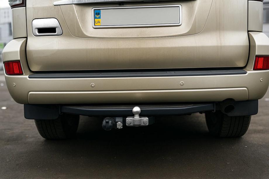 Toyota Land Cruiser Prado 120 2002–2009 RVS afdekking voor achterklephandgreep Foto 3