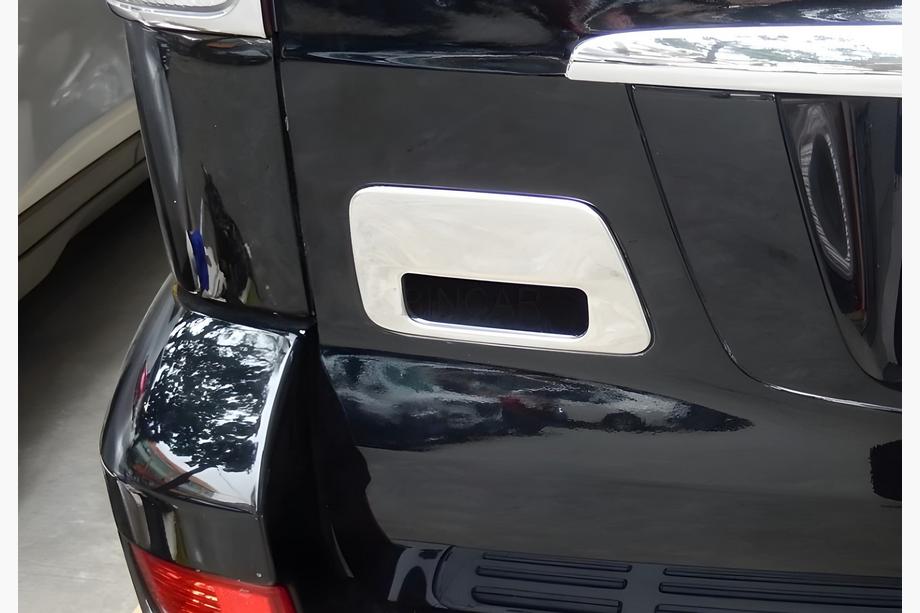 Toyota Land Cruiser Prado 120 2002–2009 RVS afdekking voor achterklephandgreep Foto 5