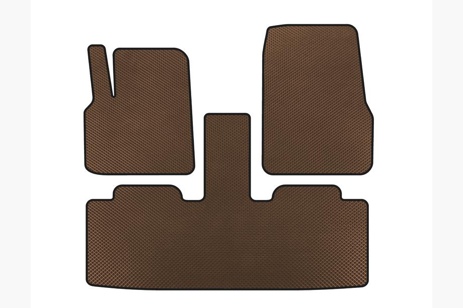 Renault Espace 2002–2014 EVA automatten (2 rijen, 7-zits, bruin) Image