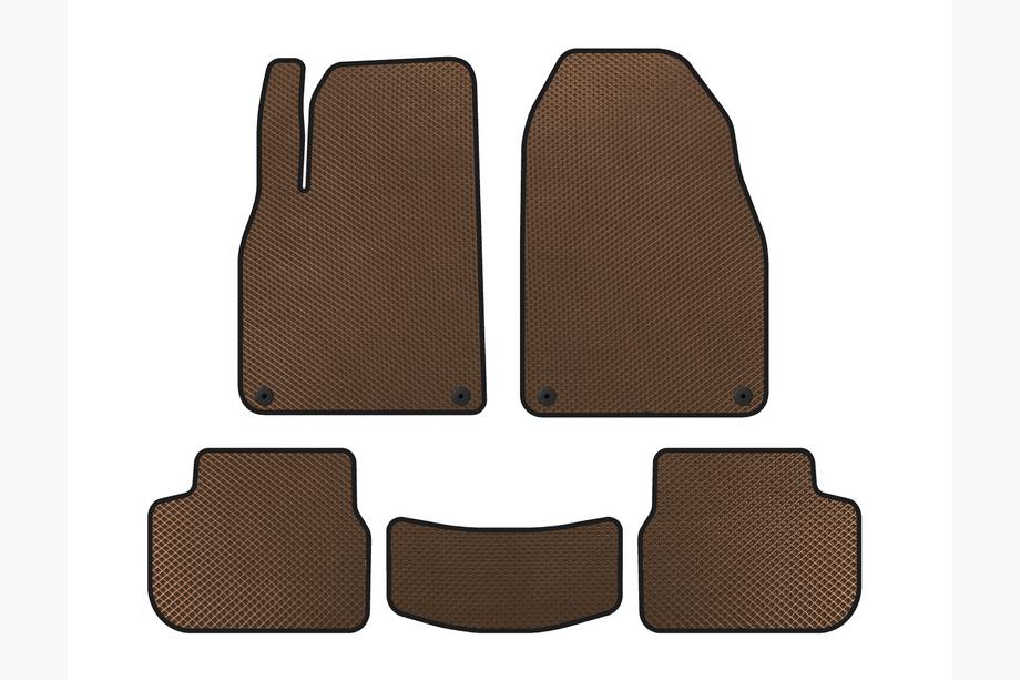 Saab 9-3 2002–2014 EVA automatten (bruin) Foto 1