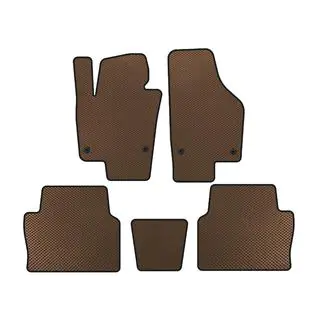 EVA automatten voor het interieur (2 rijen, bruin)