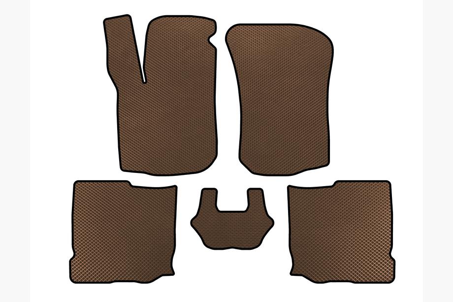 Seat Leon 1999–2005 EVA automatten (HB, 5-deurs, bruin) Image