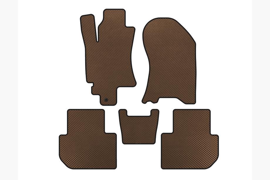 Subaru Tribeca 2005–2014 EVA automatten (bruin) Image