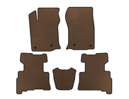 Toyota 4Runner 2009–2024 EVA automatten voor interieur (2 rijen, 2014-2024, 7-zitter, bruin) foto 1