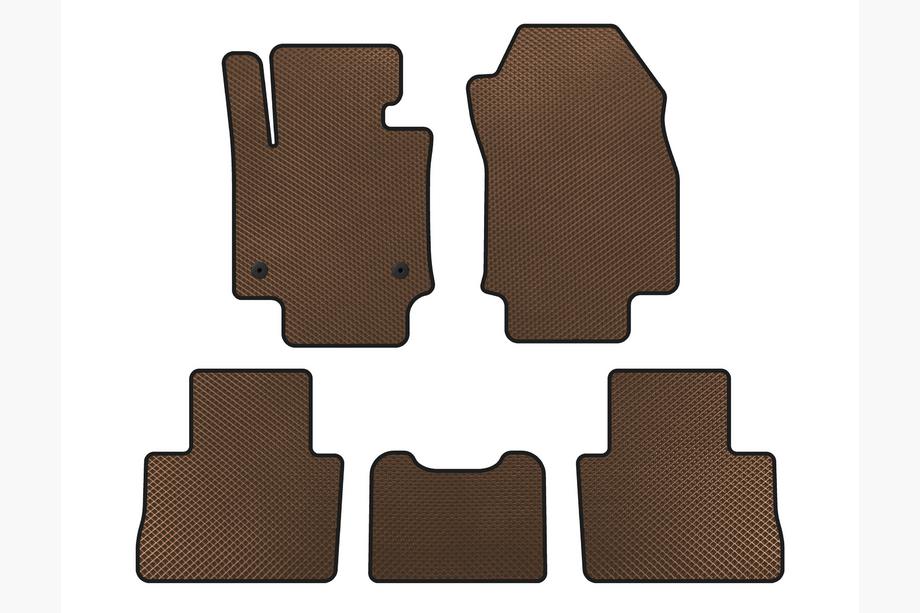 Toyota Rav 4 2019–2025 EVA automatten (bruin) Image