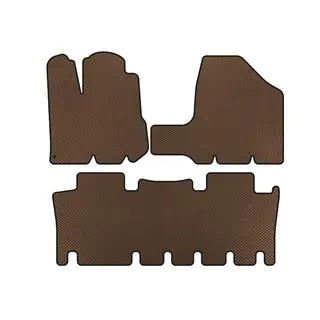 EVA automatten voor het interieur (2 rijen, bruin)