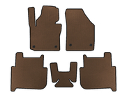 Volkswagen Touran 2003–2010 EVA automatten (2 rijen, 2006-2010, 7-zits, Bruin) foto 1