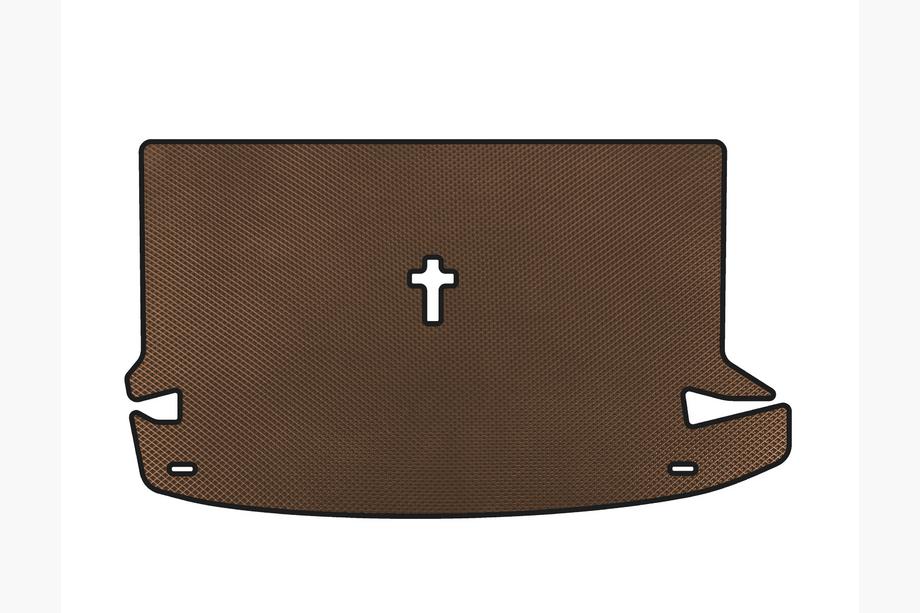 Dacia Lodgy 2012–2022 EVA kofferbakmat (7-zits, bruin) Image