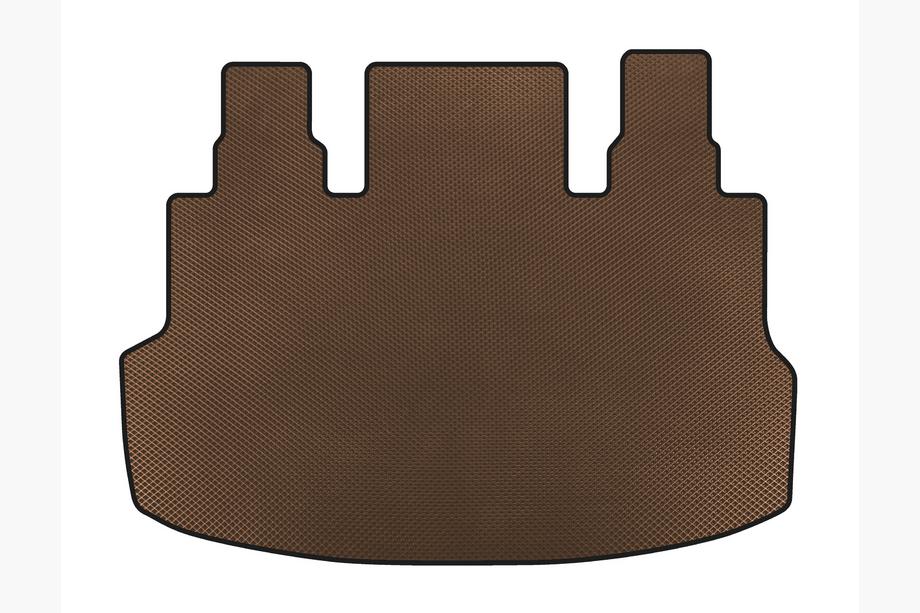 Hyundai Staria 2021– EVA kofferbakmat (1+1,5/9-persoons, Bruin) Image