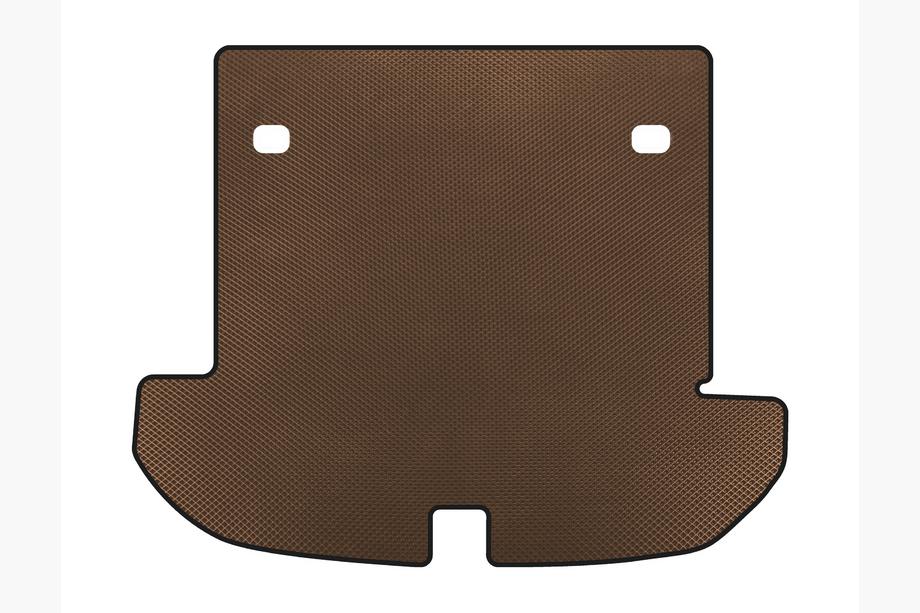 Kia Sorento III UM 2014–2020 EVA kofferbakmat (7-zits, bruin) Foto 1
