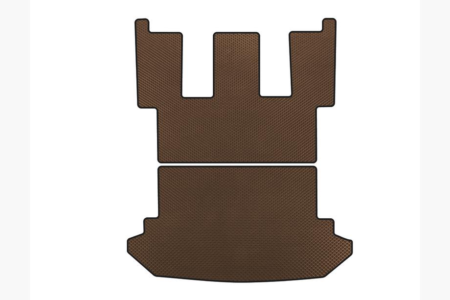 Peugeot 807 2002–2014 EVA kofferbakmat (Bruin) Image
