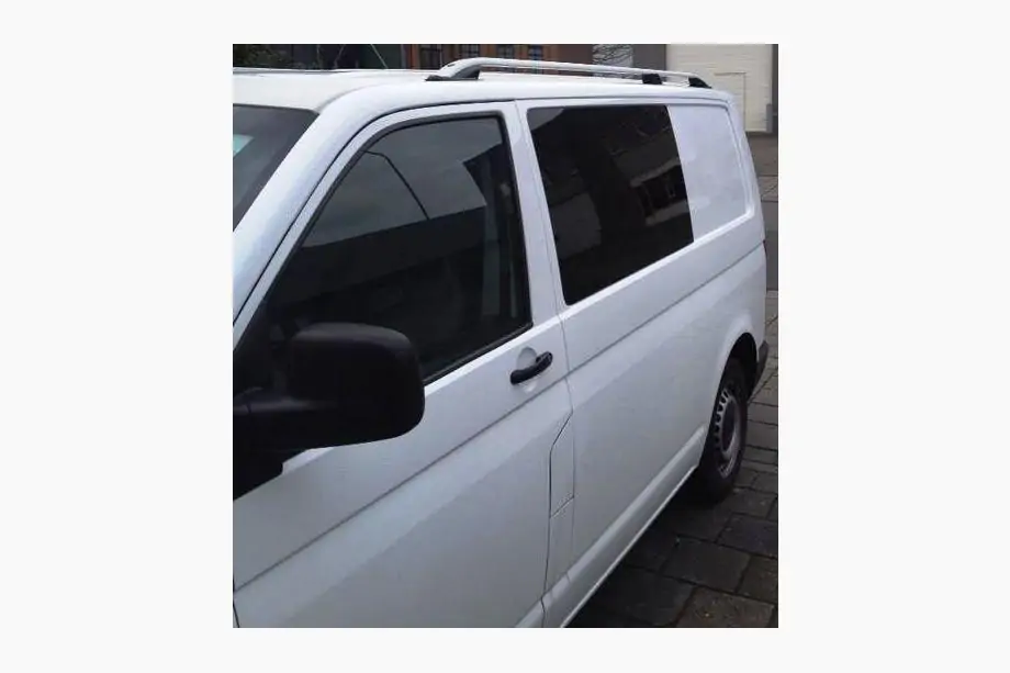 Volkswagen T5 Multivan 2003–2010 Dakrails CROWN (mat grijs) Foto 13