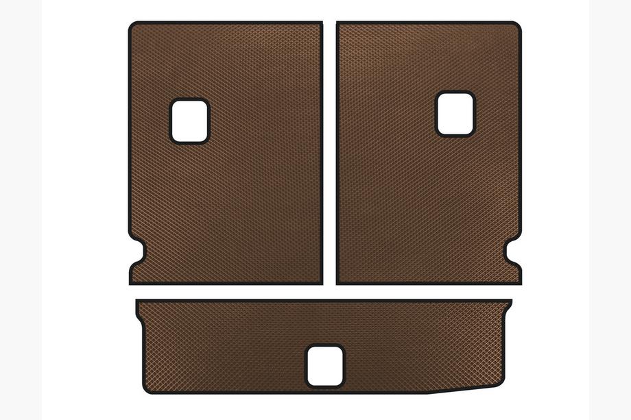 Chevrolet Orlando 2010–2018 Kofferbakmat V-1 (Bruin) Image