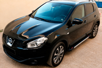 Nissan Qashqai 2007–2010 RedLine V1 side steps (set van 2, aluminium) foto 1