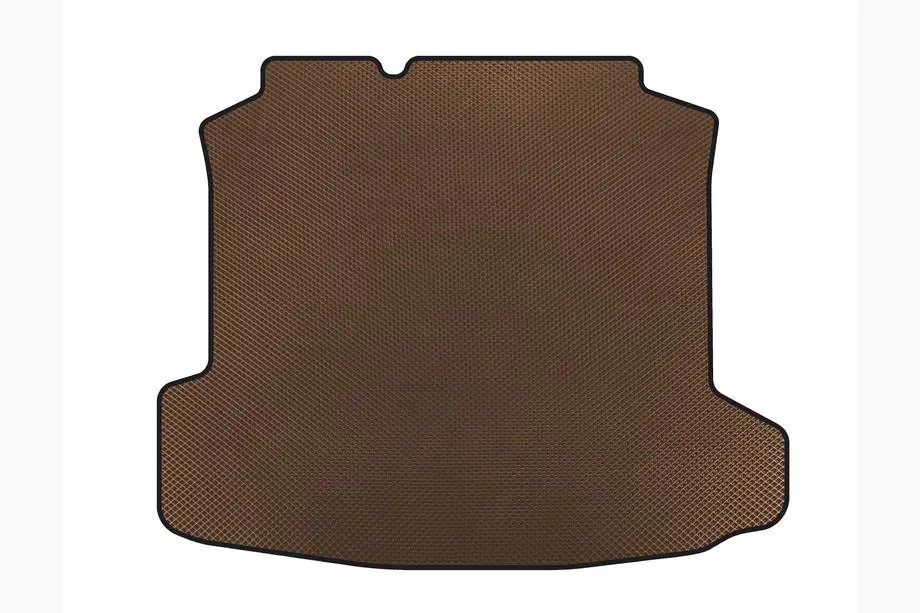 Volkswagen Polo 2010–2017 Kofferbakmat (SD, bruin) Image