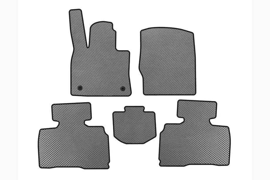 Ford Explorer 2019– EVA automatten (2 rijen, 7-zits, grijs) Image
