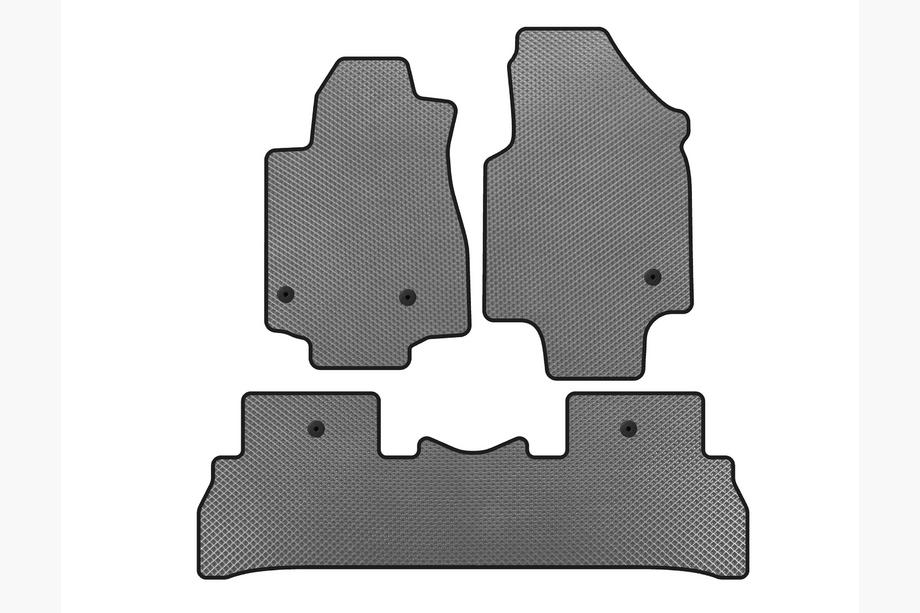 Honda Pilot 2008–2015 EVA automatten voor interieur (2008-2012, 7-zits, grijs) Image