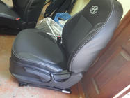 Hyundai Accent 2011–2017 Autostoelhoezen (kunstleer↗stof, Premium) foto 5