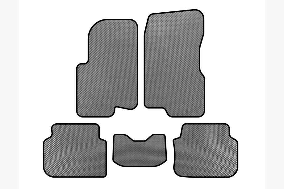 Smart 1998–2007 EVA vloermatten voor interieur (2003-2007, Forfour, Grijs) Image