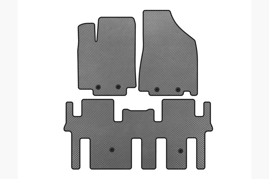 Nissan Pathfinder R52 2012–2021 EVA automatten (2 rijen, grijs) Image