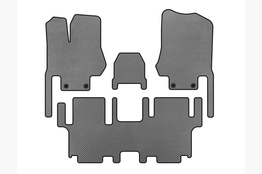 Nissan Quest 2011–2017 EVA automatten (2 rijen, 7-zits, grijs) Image