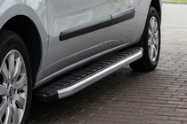 Opel Combo 2012–2018 Fullmond side steps (set van 2, aluminium) foto 1