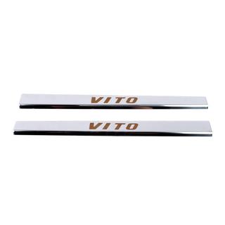 Instaplijsten Vip-style (set 2 stuks, RVS) Mercedes Vito W638 1996–2003 foto 2