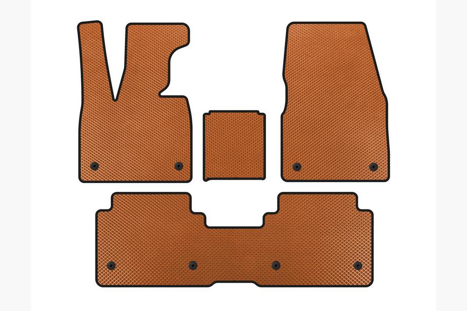 BMW I3 2013–2022 EVA vloermatten (Oranje) Image
