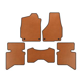 EVA automatten (2009+, 5-zits/4-zits cabine, Oranje) Dodge RAM (DS/DJ/D2) 2009–2024