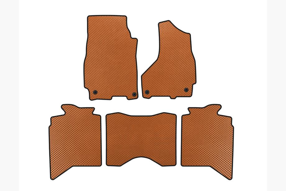 Dodge RAM (DS/DJ/D2) 2009–2024 EVA automatten (2013+, 5-zits, Oranje) Image