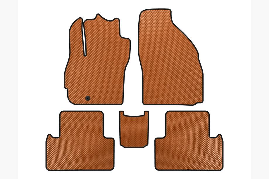 Mazda 5 2005–2009 EVA automatten (2 rijen, 7-zits, oranje) Image