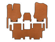 Nissan Quest 2011–2017 EVA automatten (2 rijen, 7-zits, oranje) foto 1