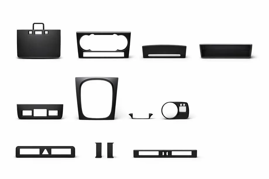 Audi A3 2003–2012 Decoratieve interieurpanelen (Hartman) Image