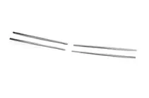 Volkswagen Golf 5 2003–2009 Smalle grille sierlijsten (set 4 st., RVS) foto 3