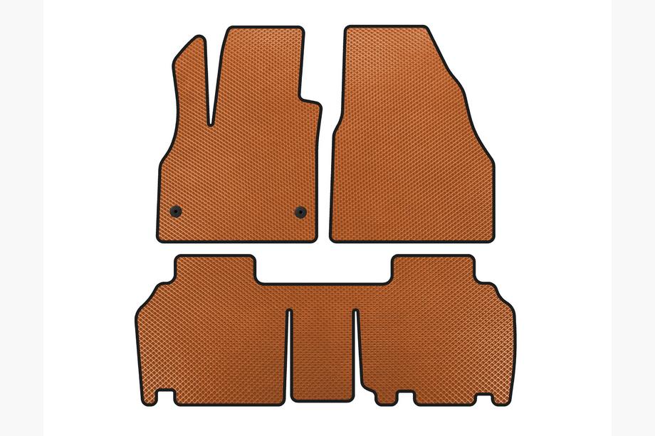 Renault Kangoo 2008–2020 EVA automatten set (2 rijen, 5-deurs/7-zits, oranje) Image