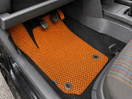 Volkswagen Polo 2001–2009 EVA automatten (HB, 3/5-deurs, oranje) foto 1