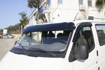 Ford Transit 1991–2000 Voorruitvizier (zwart hoogglans, 5 mm) foto 3
